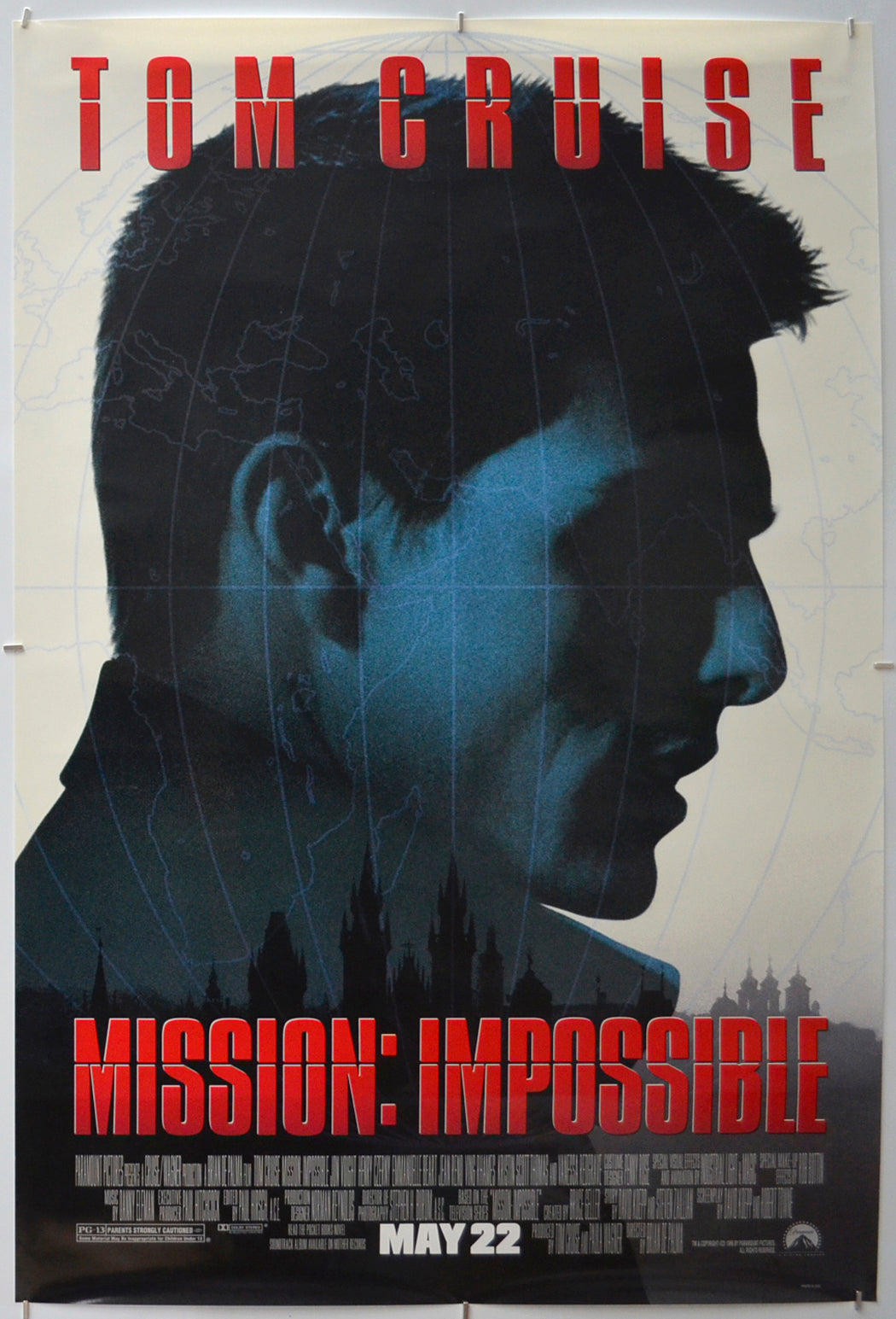 Mission Impossible Original One Sheet Poster - Film Poster - Movie Poster