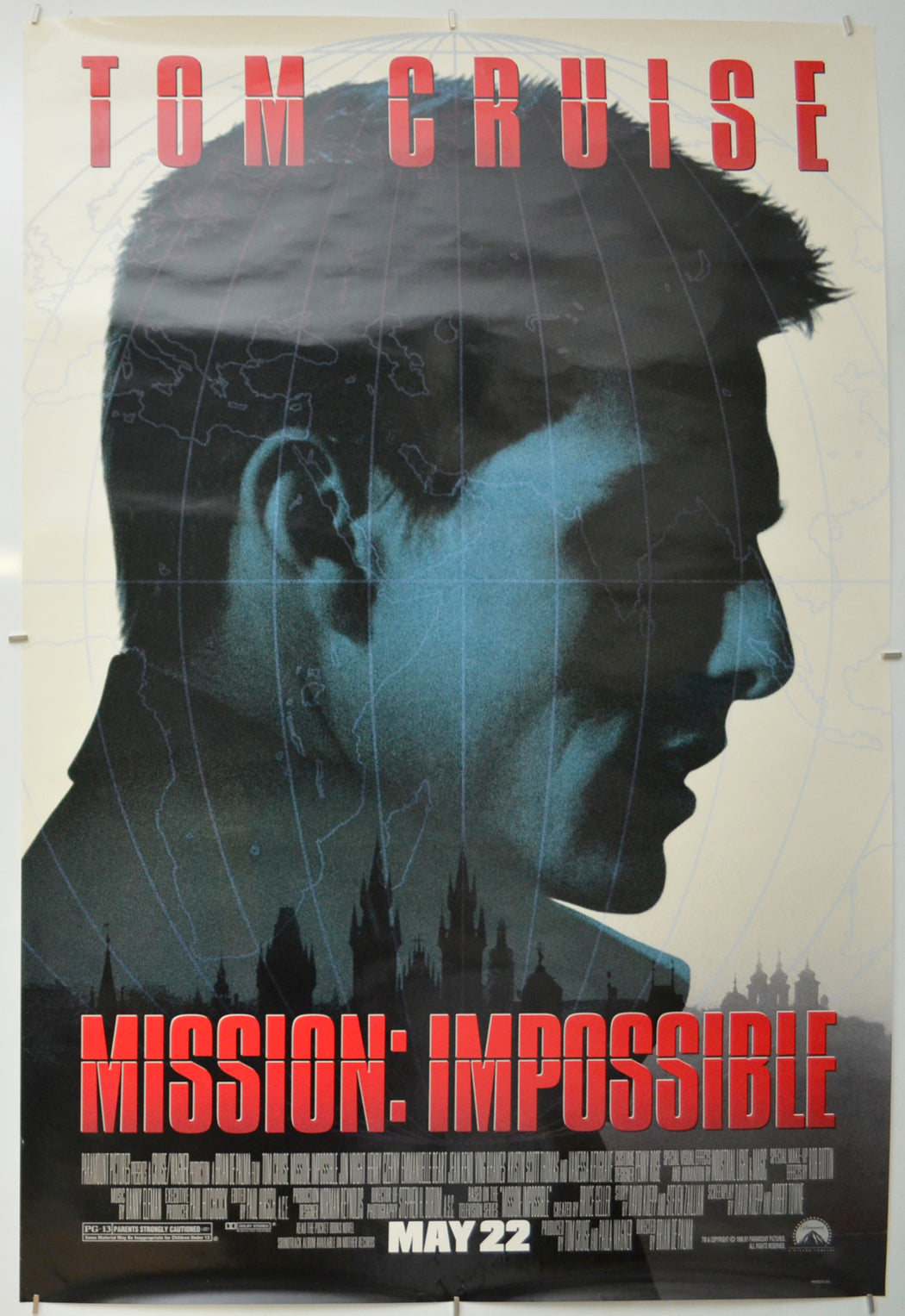 Mission Impossible Original One Sheet Poster - Film Poster - Movie Poster