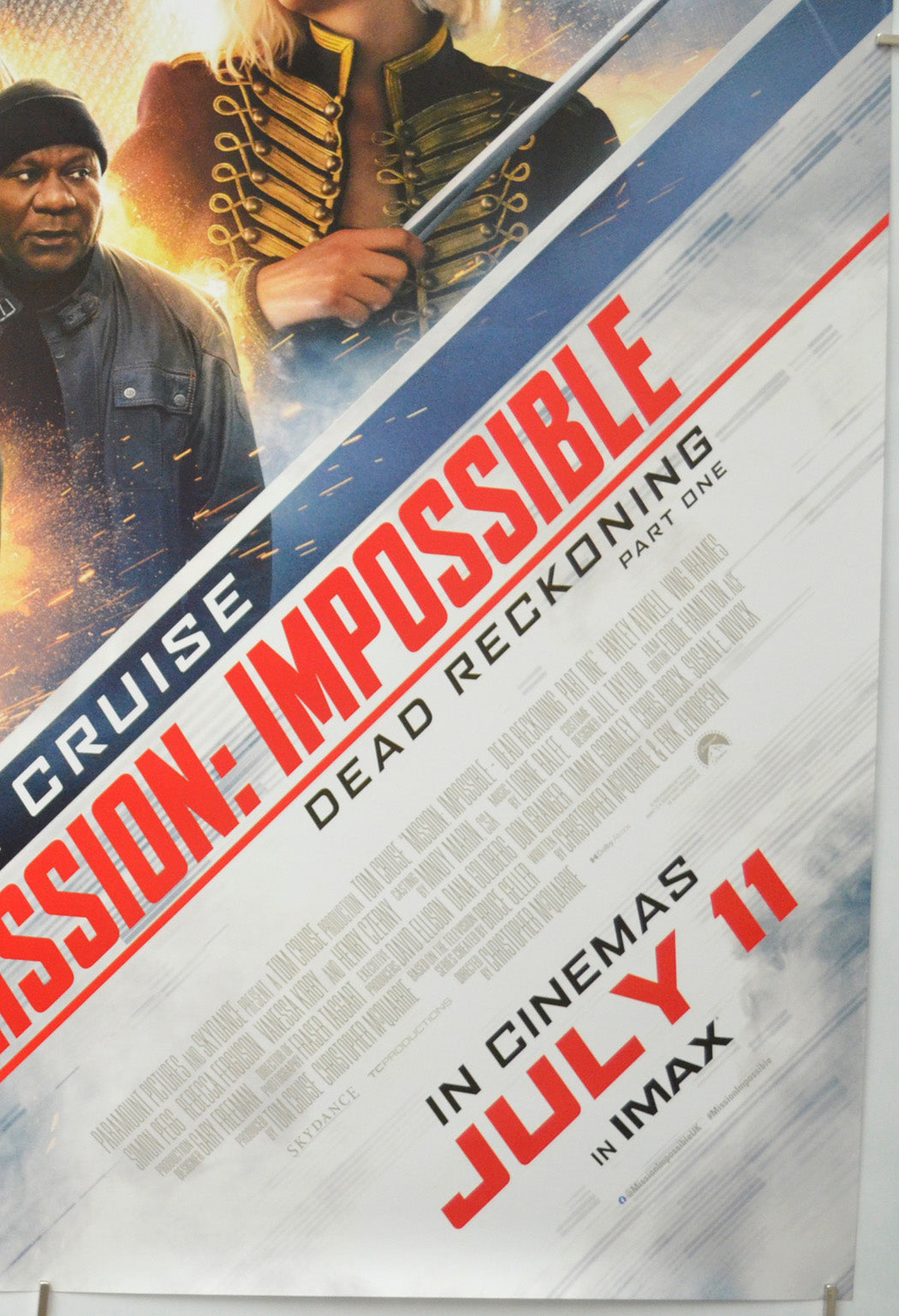 Mission: Impossible Dead Reckoning Part One (Bottom Right) Cinema One Sheet Movie Poster 