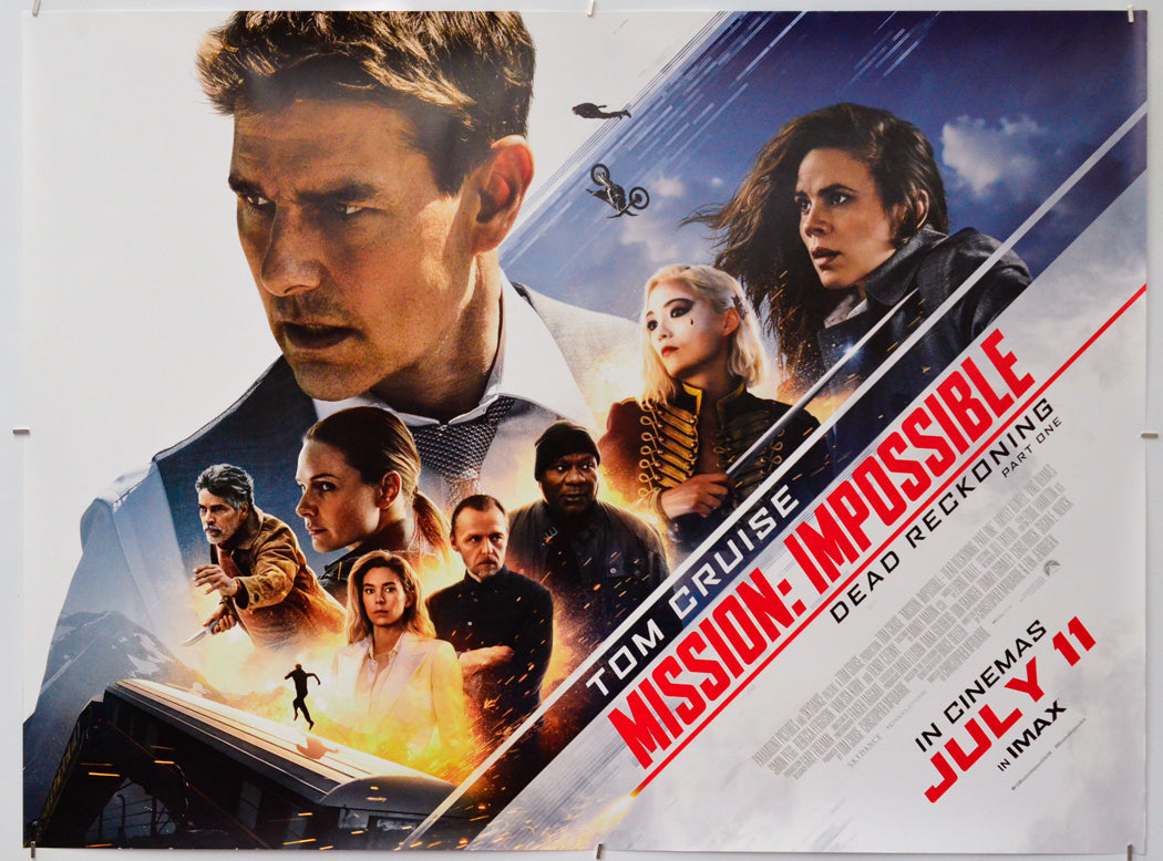 Mission: Impossible Dead Reckoning Part One - Original Quad Poster - Film Poster - Movie Poster