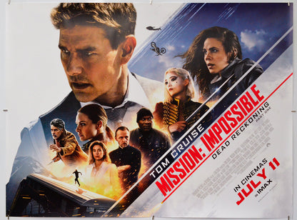 Mission: Impossible Dead Reckoning Part One - Original Quad Poster - Film Poster - Movie Poster