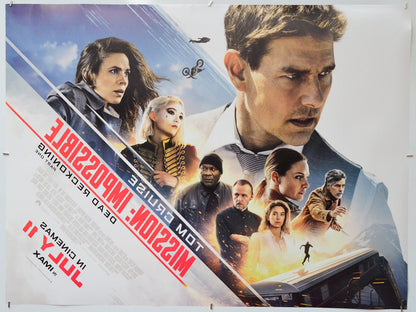 Mission: Impossible Dead Reckoning Part One (Back) Cinema Quad Movie Poster 