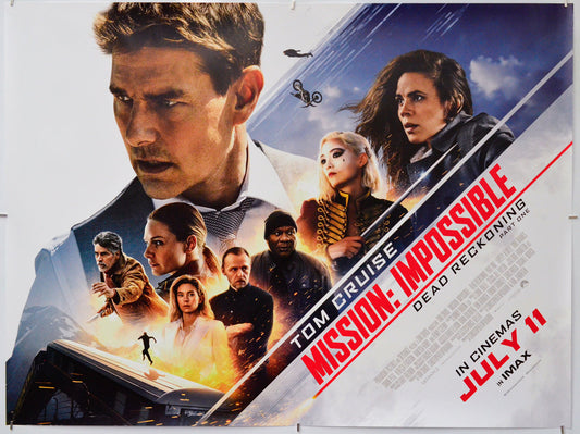 Mission: Impossible Dead Reckoning Part One - Original Quad Poster - Film Poster - Movie Poster