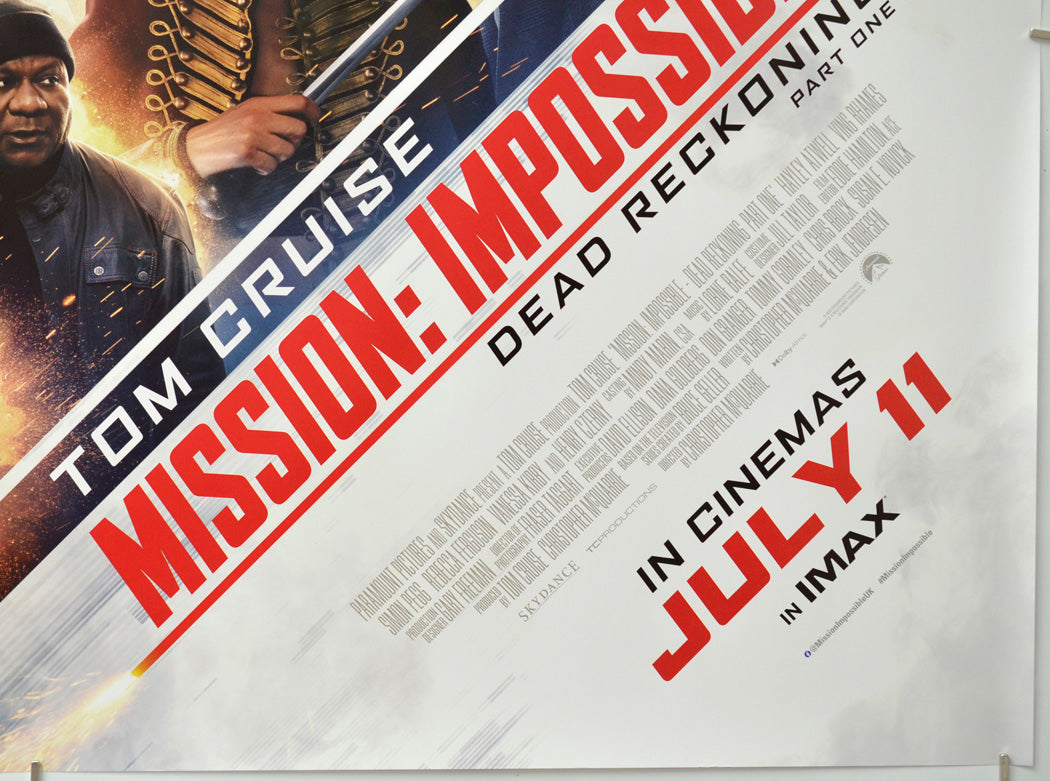 Mission: Impossible Dead Reckoning Part One (Bottom Right) Cinema Quad Movie Poster 