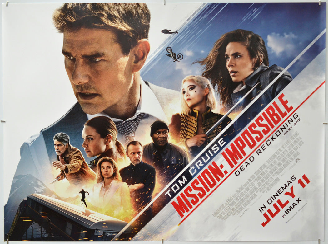 Mission: Impossible Dead Reckoning Part One - Original Quad Poster - Film Poster - Movie Poster