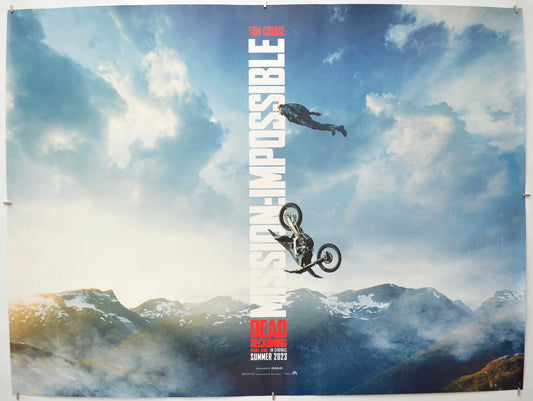 Mission: Impossible Dead Reckoning Part One (Teaser / Advance Version) Original Quad Poster - Film Poster - Movie Poster