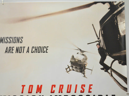 Mission Impossible: Fallout (Top Right) Cinema Quad Movie Poster 