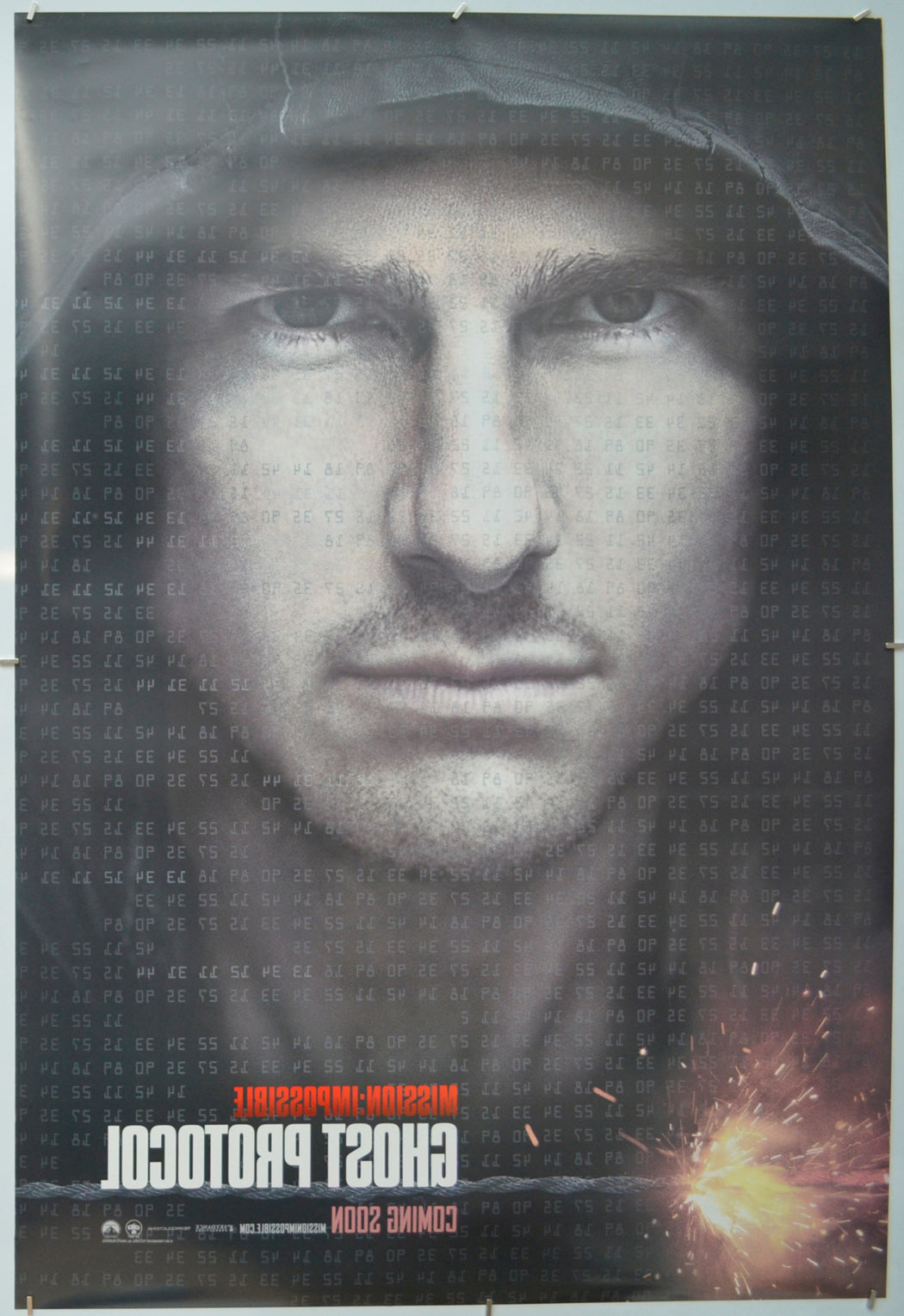 Mission Impossible: Ghost Protocol (Back) Cinema One Sheet Movie Poster 