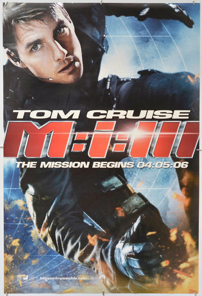 Mission Impossible III - Original One Sheet Poster - Film Poster - Movie Poster 