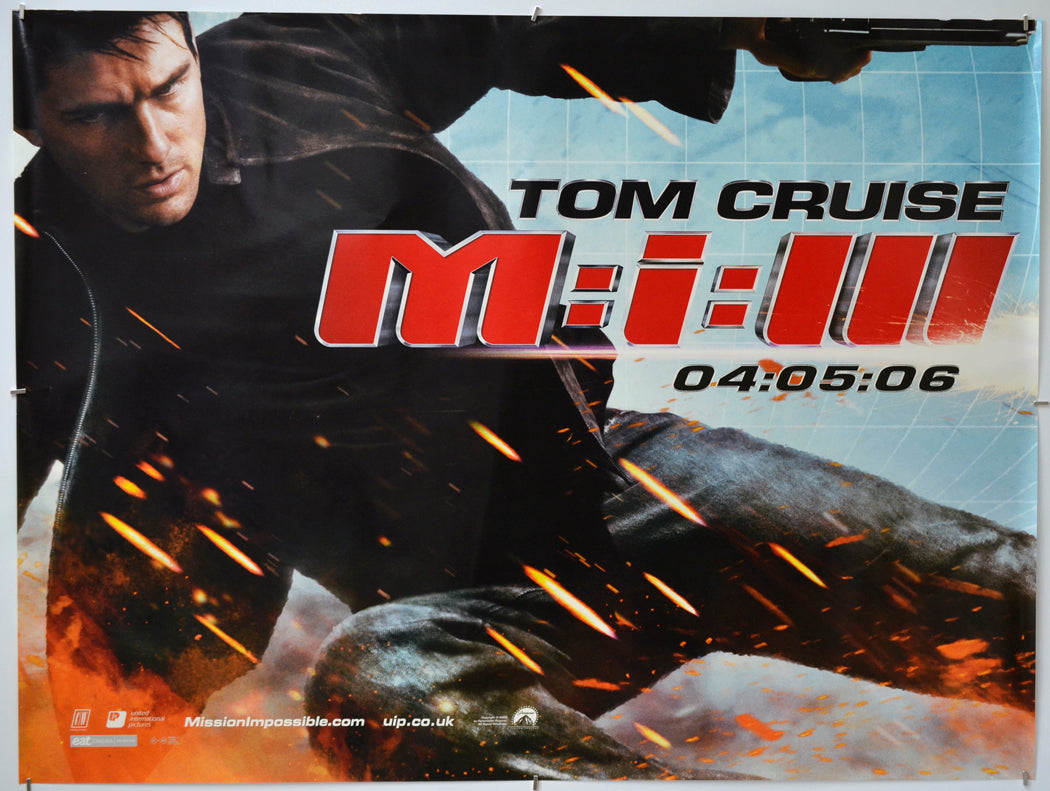 Mission Impossible III - Original Quad Poster - Film Poster - Movie Poster