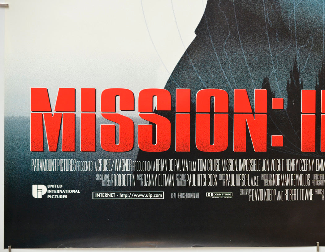 Mission Impossible (Bottom Left) Cinema Quad Movie Poster 