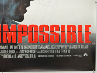 Mission Impossible (Bottom Right) Cinema Quad Movie Poster 