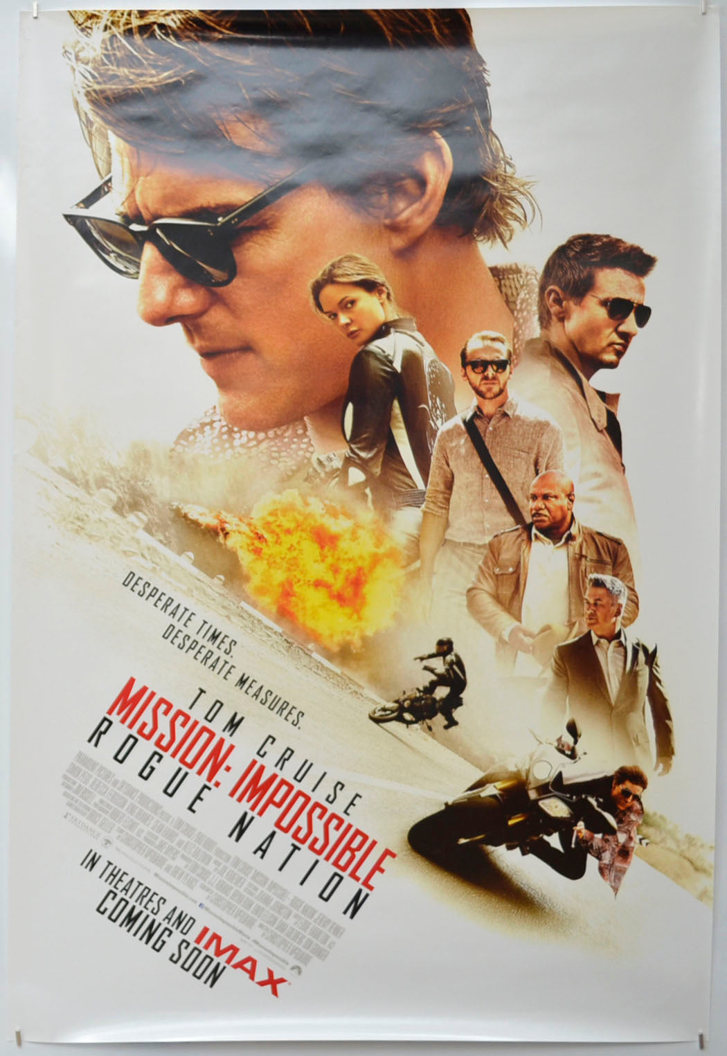 Mission Impossible : Rogue Nation (Teaser / Advance Version ) Original One Sheet Poster - Film Poster - Movie Poster