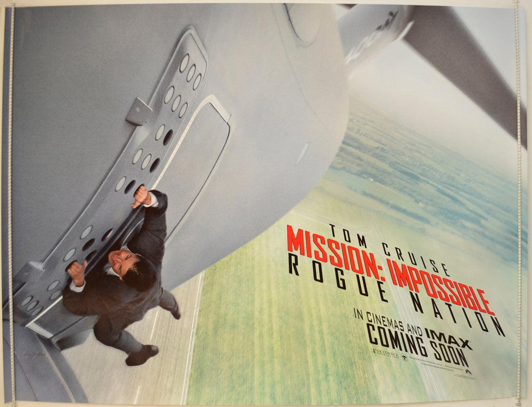 Mission Impossible : Rogue Nation  (Teaser / Advance Version)  Original Quad Poster - Film Poster - Movie Poster 