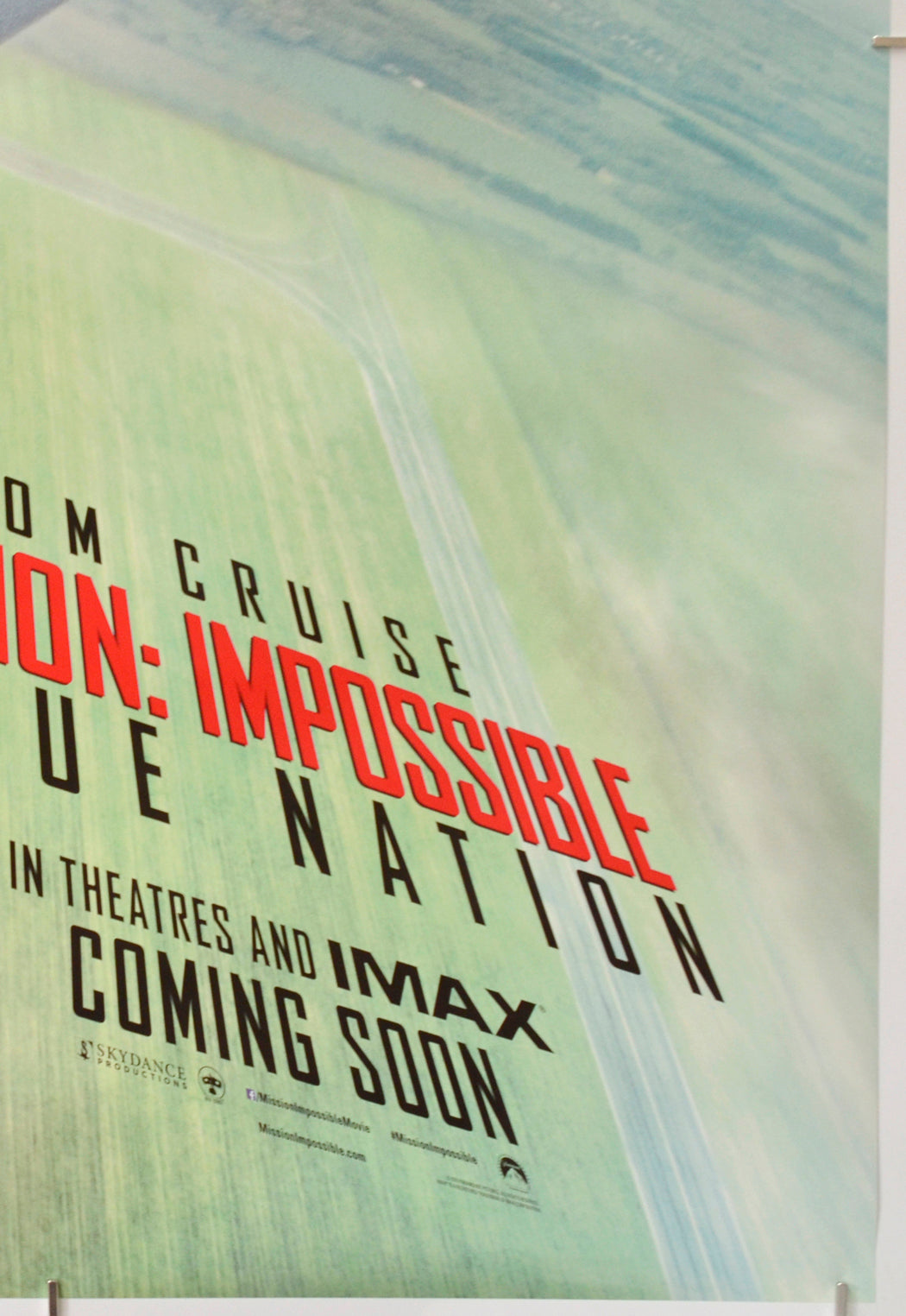Mission Impossible : Rogue Nation (Bottom Right) Cinema One Sheet Movie Poster 