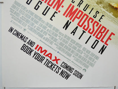 Mission Impossible : Rogue Nation (Bottom Left) Cinema Quad Movie Poster 