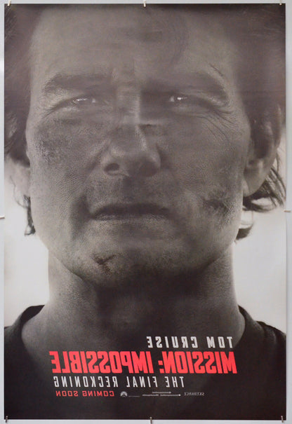 Mission: Impossible - The Final Reckoning (Back) Cinema One Sheet Movie Poster 