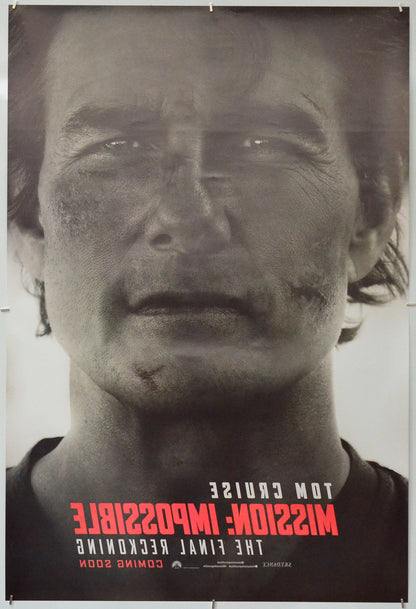 Mission: Impossible - The Final Reckoning (Back) Cinema One Sheet Movie Poster 