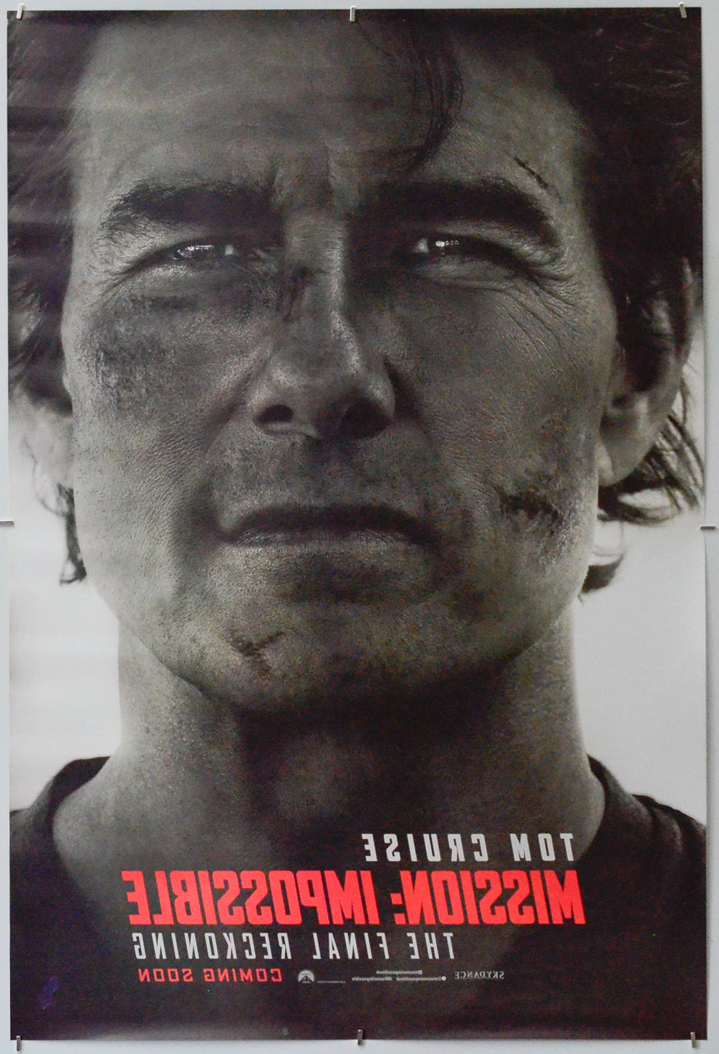 Mission: Impossible - The Final Reckoning (Back) Cinema One Sheet Movie Poster 