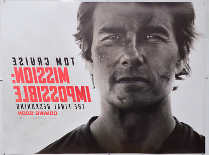 Mission: Impossible - The Final Reckoning (Back) Cinema Quad Movie Poster 