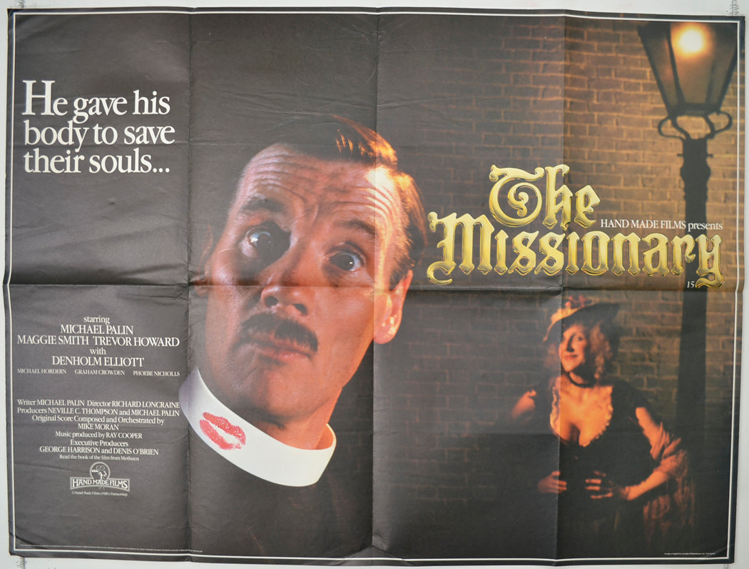 The Missionary   Original Quad Poster - Film Poster - Movie Poster 