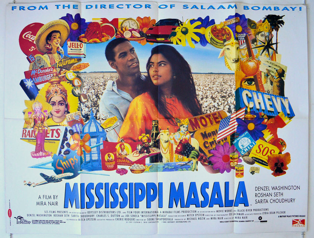 Mississippi Masala Original British Quad Poster - Movie Poster