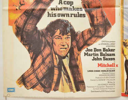 MITCHELL / THREE THE HARD WAY (Bottom Left) Cinema Quad Movie Poster 