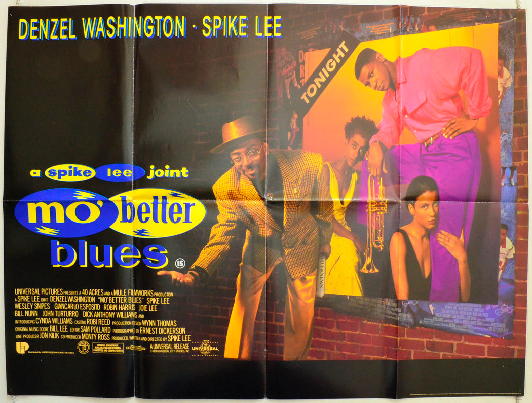 Mo' Better Blues Original British Quad Poster - Film Poster - Movie Poster 