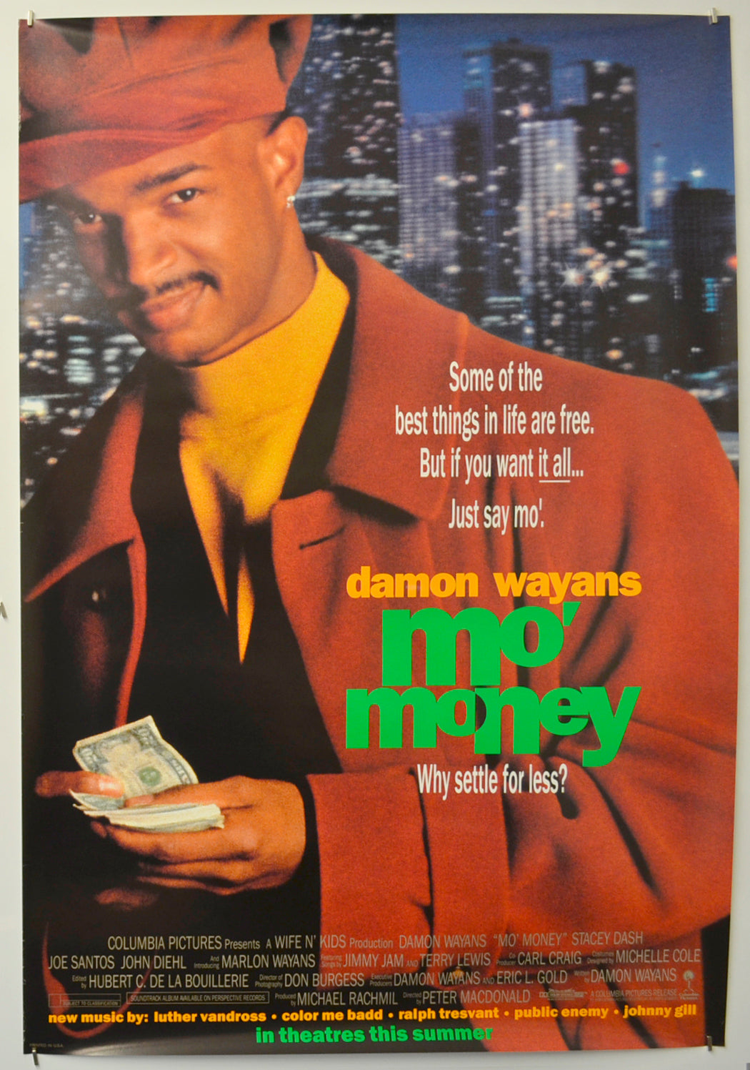 Mo' Money  Original One Sheet Poster - Film Poster - Movie Poster