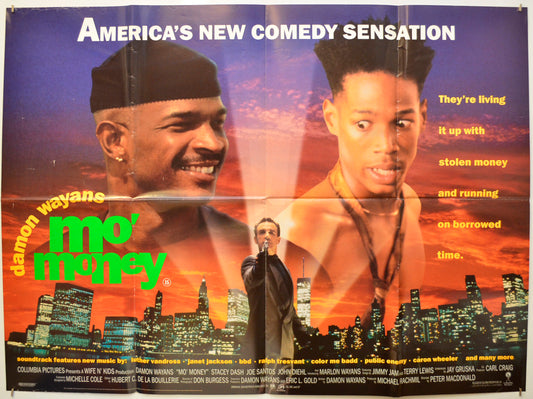 Mo' Money Original Quad Poster - Film Poster - Movie Poster