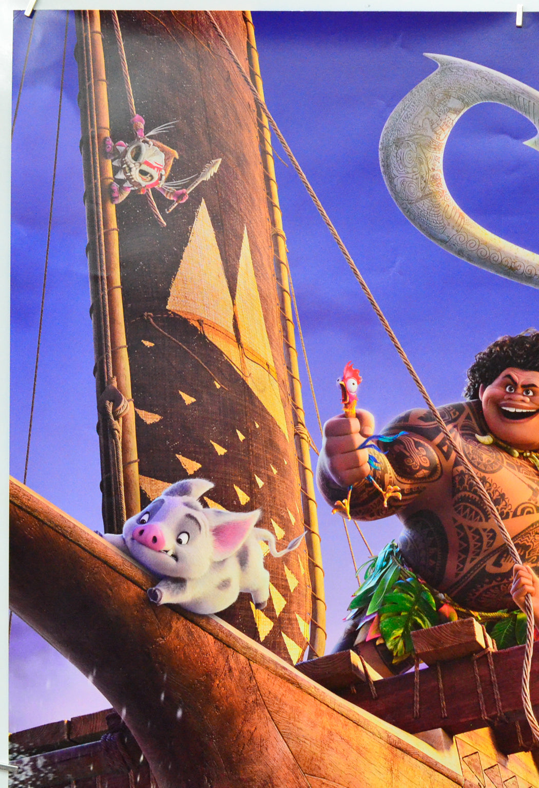 Moana 2 (Top Left) Cinema One Sheet Movie Poster 