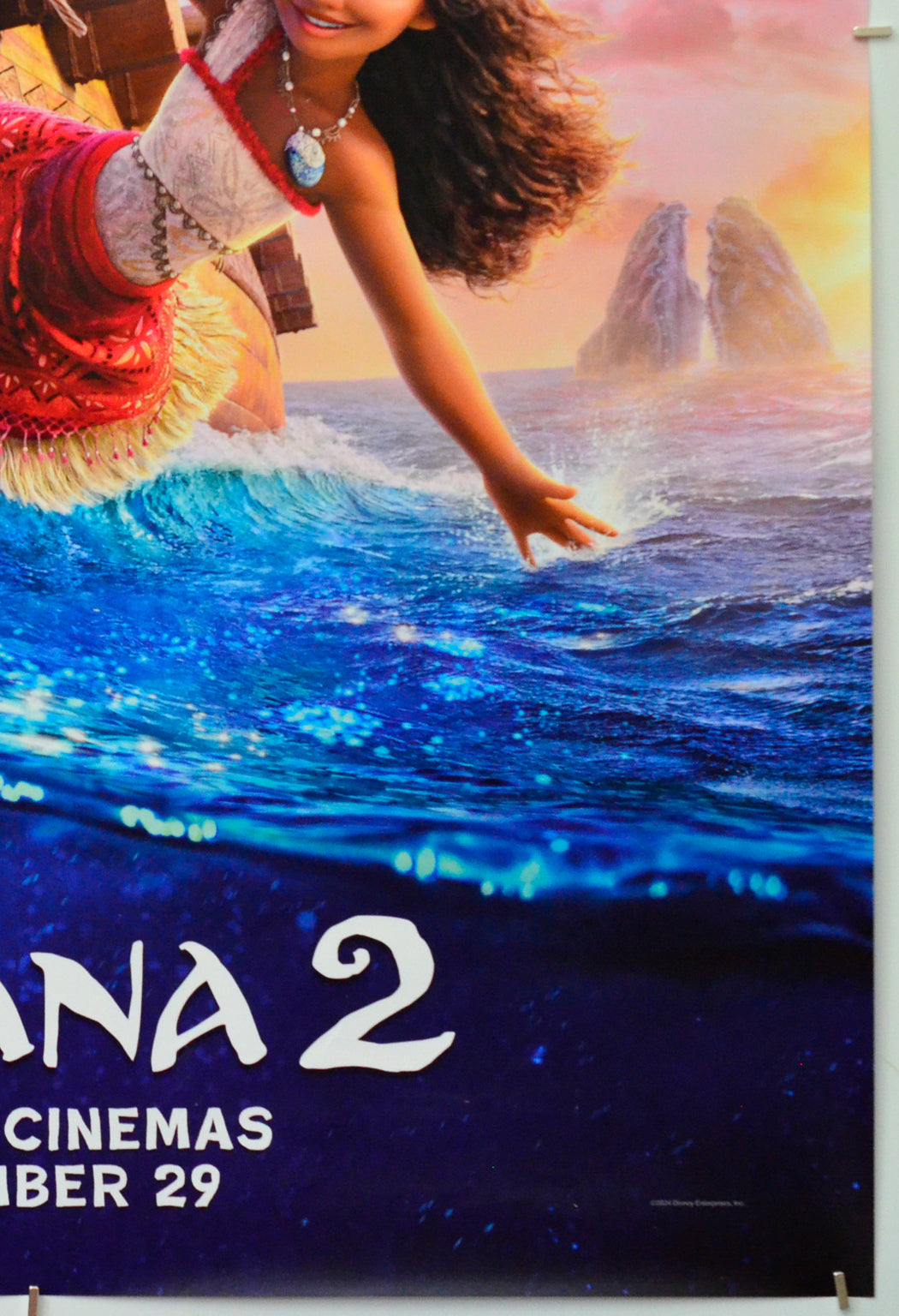 Moana 2 (Bottom Right) Cinema One Sheet Movie Poster 