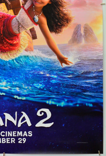 Moana 2 (Bottom Right) Cinema One Sheet Movie Poster 