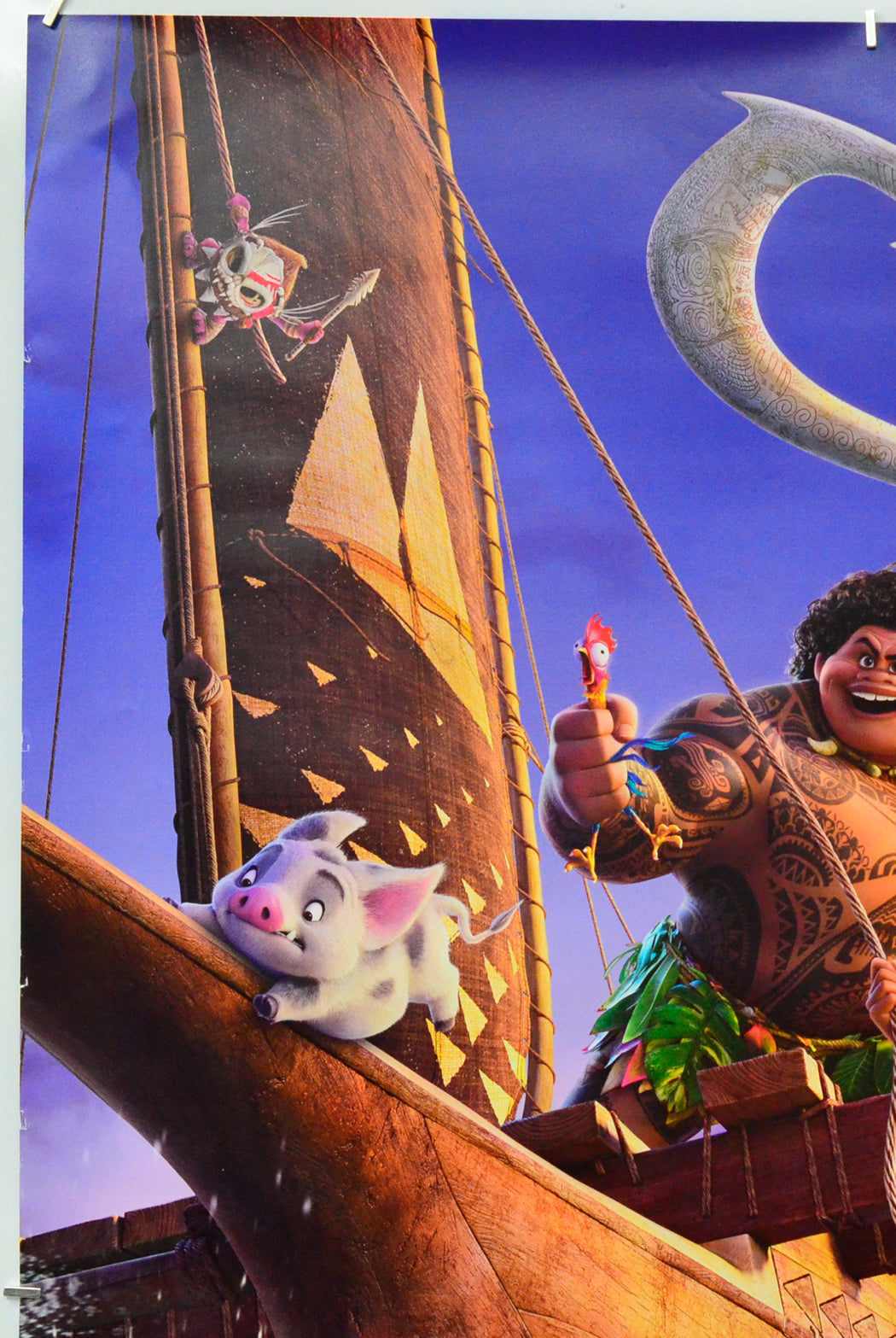 Moana 2 (Top Left) Cinema One Sheet Movie Poster 