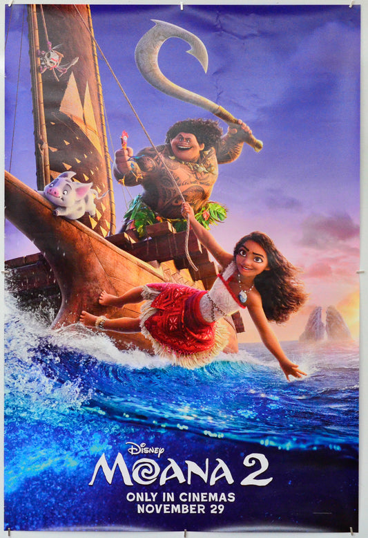 Moana 2 - Original One Sheet Poster - Film Poster - Movie Poster 