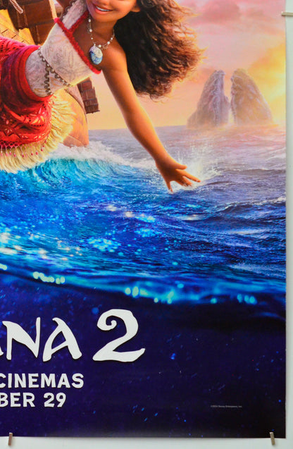 Moana 2 (Bottom Right) Cinema One Sheet Movie Poster 