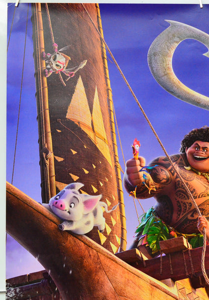 Moana 2 (Top Left) Cinema One Sheet Movie Poster 