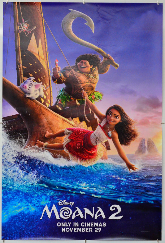Moana 2 - Original One Sheet Poster - Film Poster - Movie Poster 