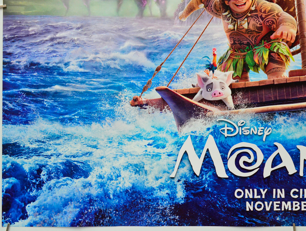 Moana 2 (Bottom Left) Cinema Quad Movie Poster 