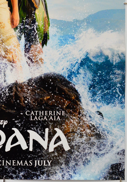 Moana (Bottom Right) Cinema One Sheet Movie Poster 
