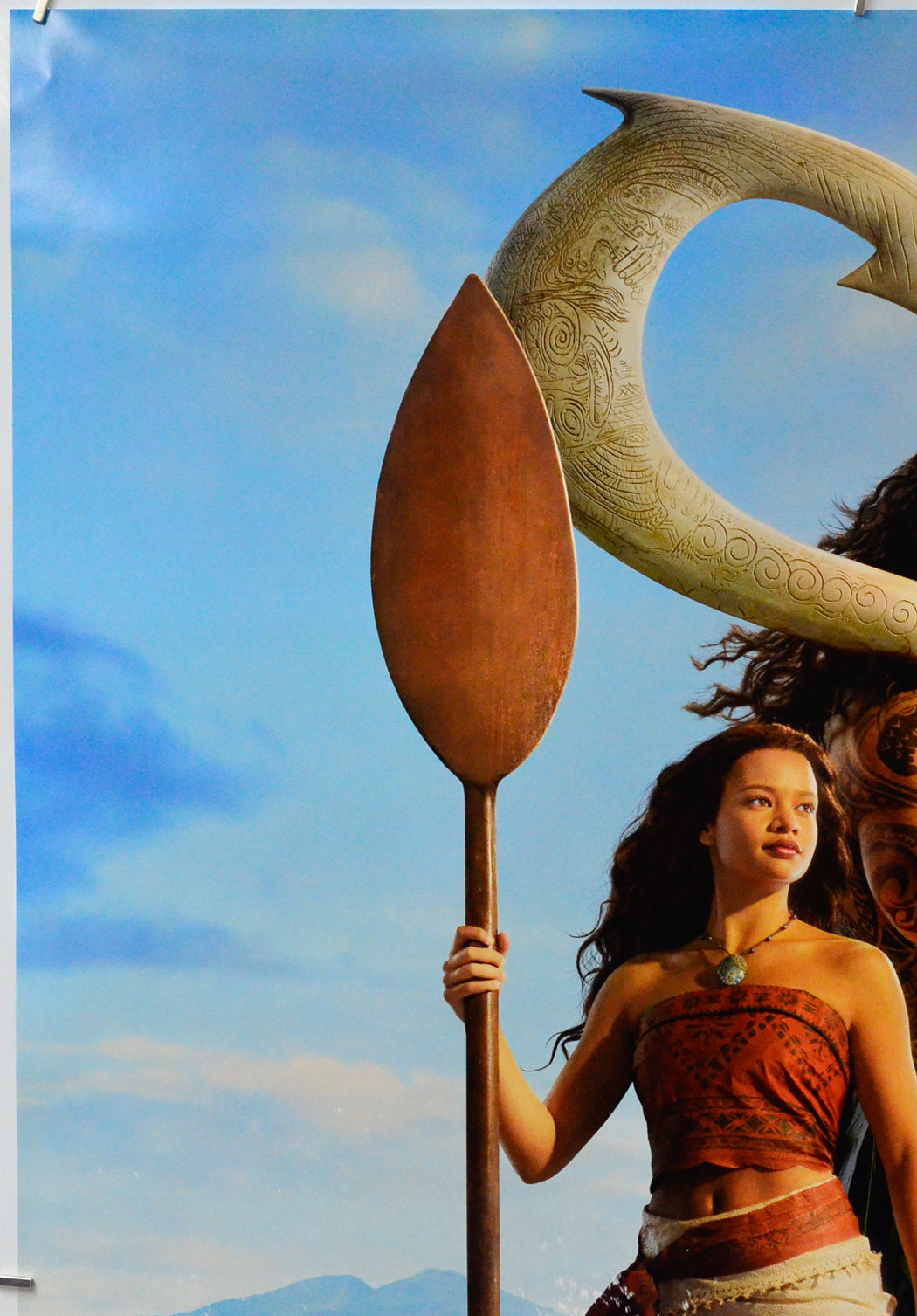 Moana (Top Left) Cinema One Sheet Movie Poster 