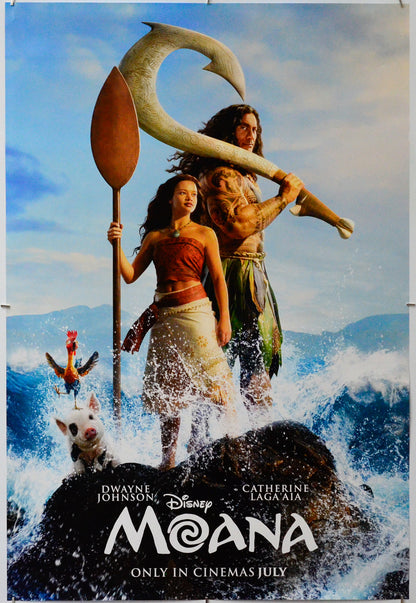 Moana - Original One Sheet Poster - Film Poster - Movie Poster 