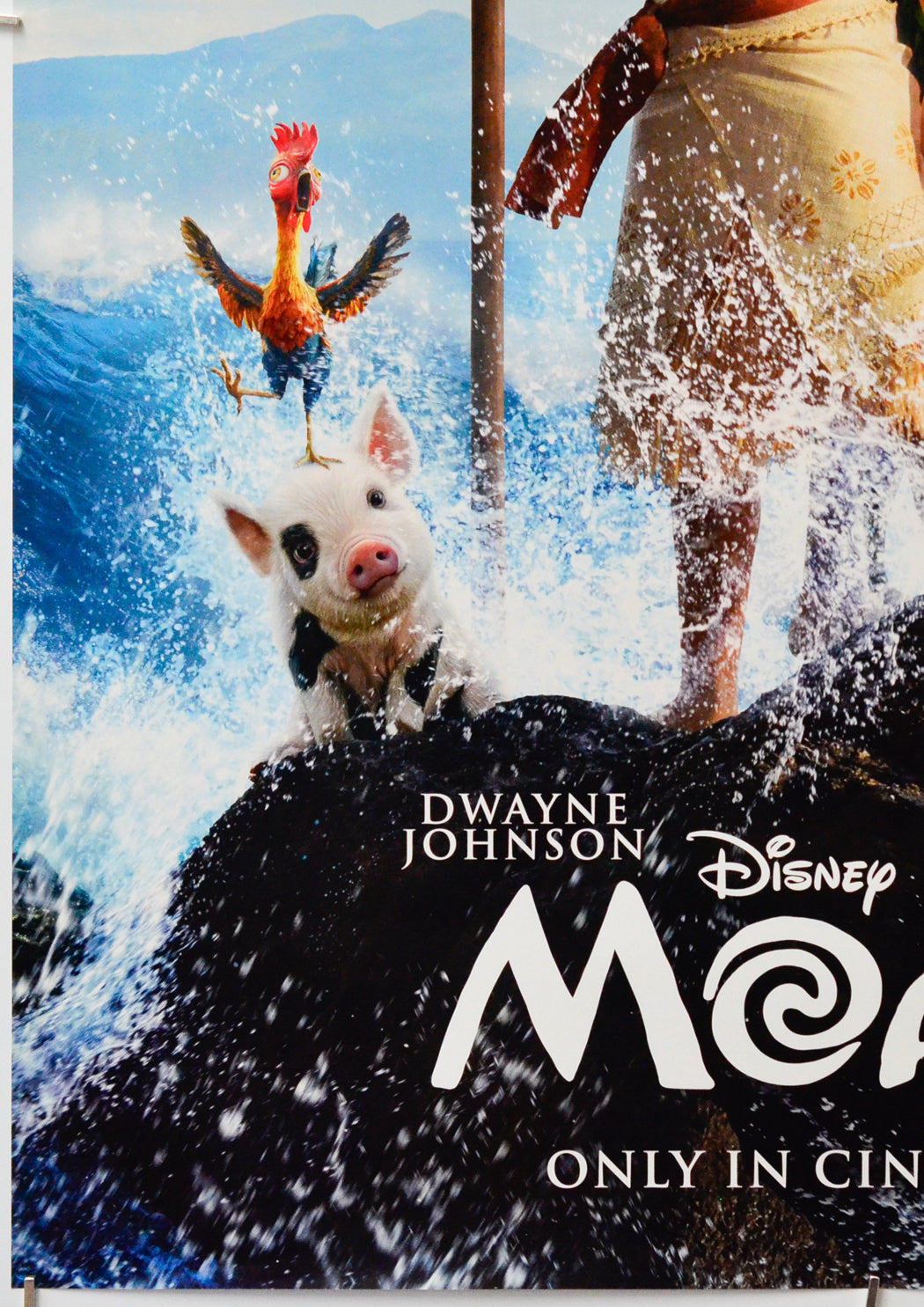 Moana (Bottom Left) Cinema One Sheet Movie Poster 