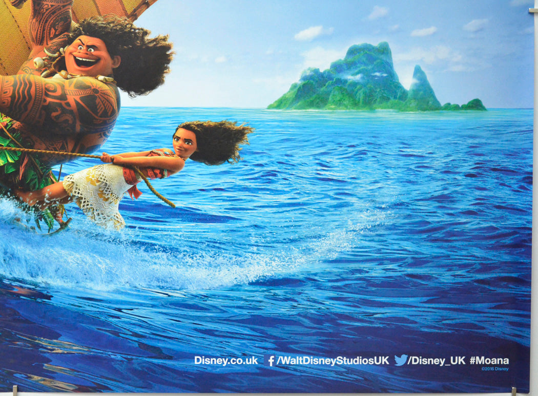 Moana (Bottom Right) Cinema Quad Movie Poster 