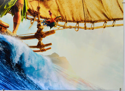 Moana (Bottom Right) Cinema Quad Movie Poster 