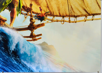 Moana (Bottom Right) Cinema Quad Movie Poster 