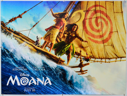 Moana - Original Quad Poster - Film Poster - Movie Poster