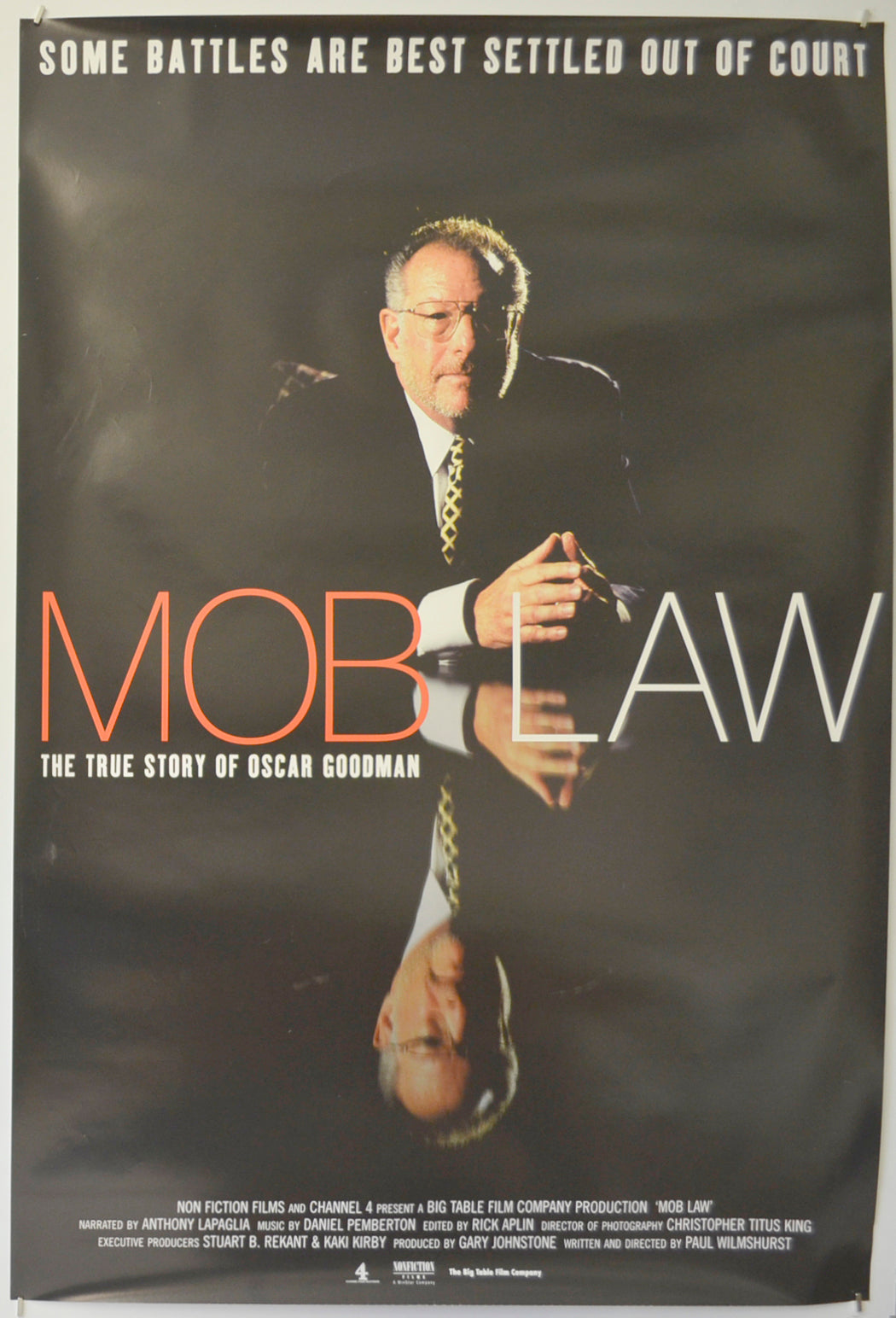 Mob Law: A Film Portrait of Oscar Goodman Original One Sheet Poster - Film Poster - Movie Poster  