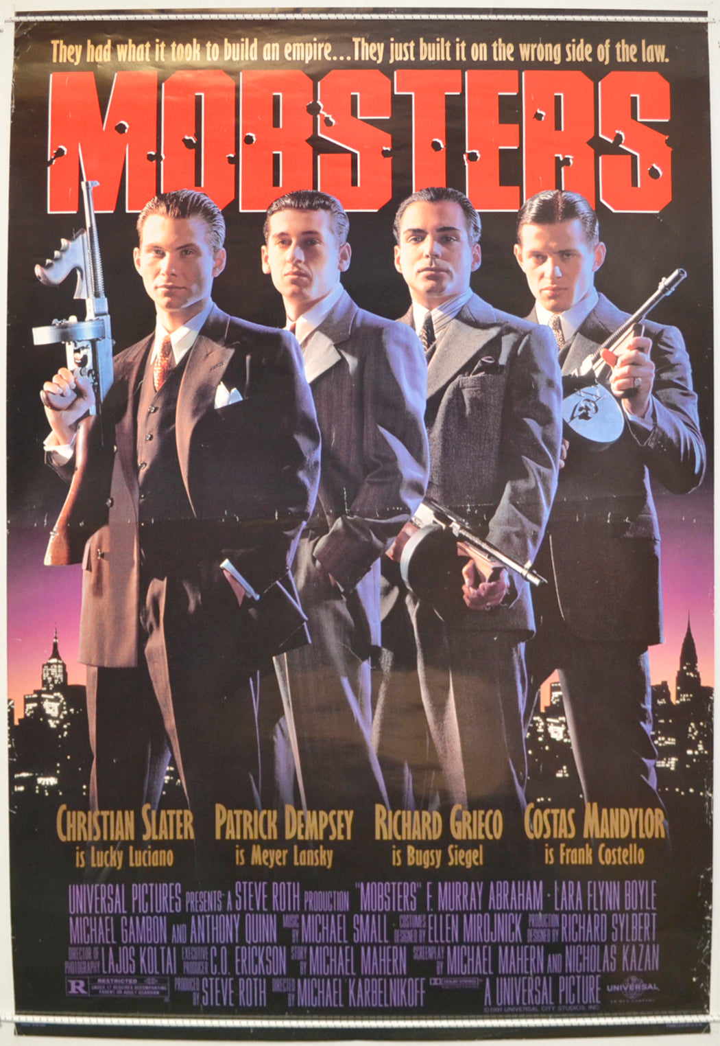 Mobsters  Original One Sheet Poster - Film Poster - Movie Poster 