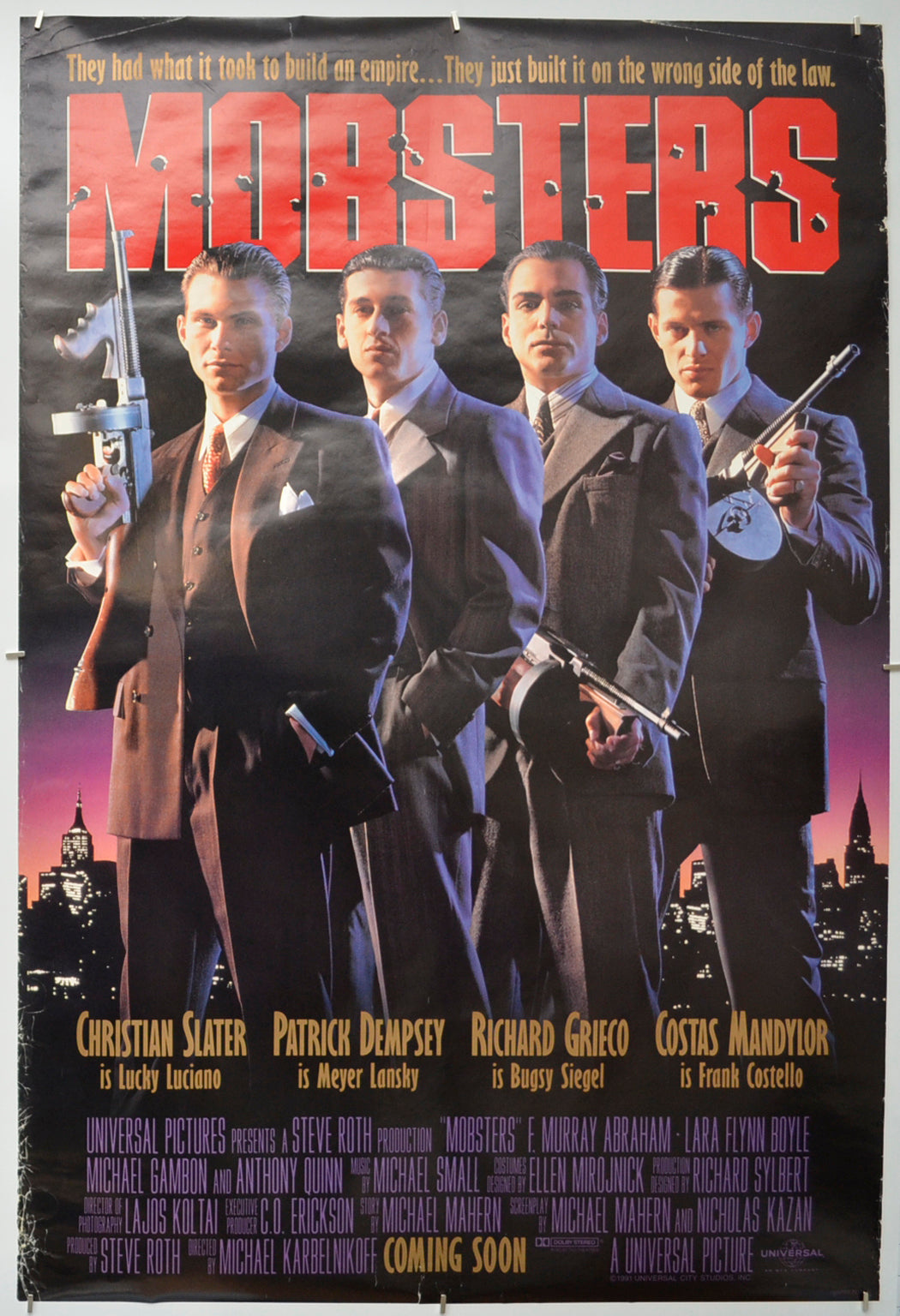 Mobsters Original One Sheet Poster - Film Poster - Movie Poster